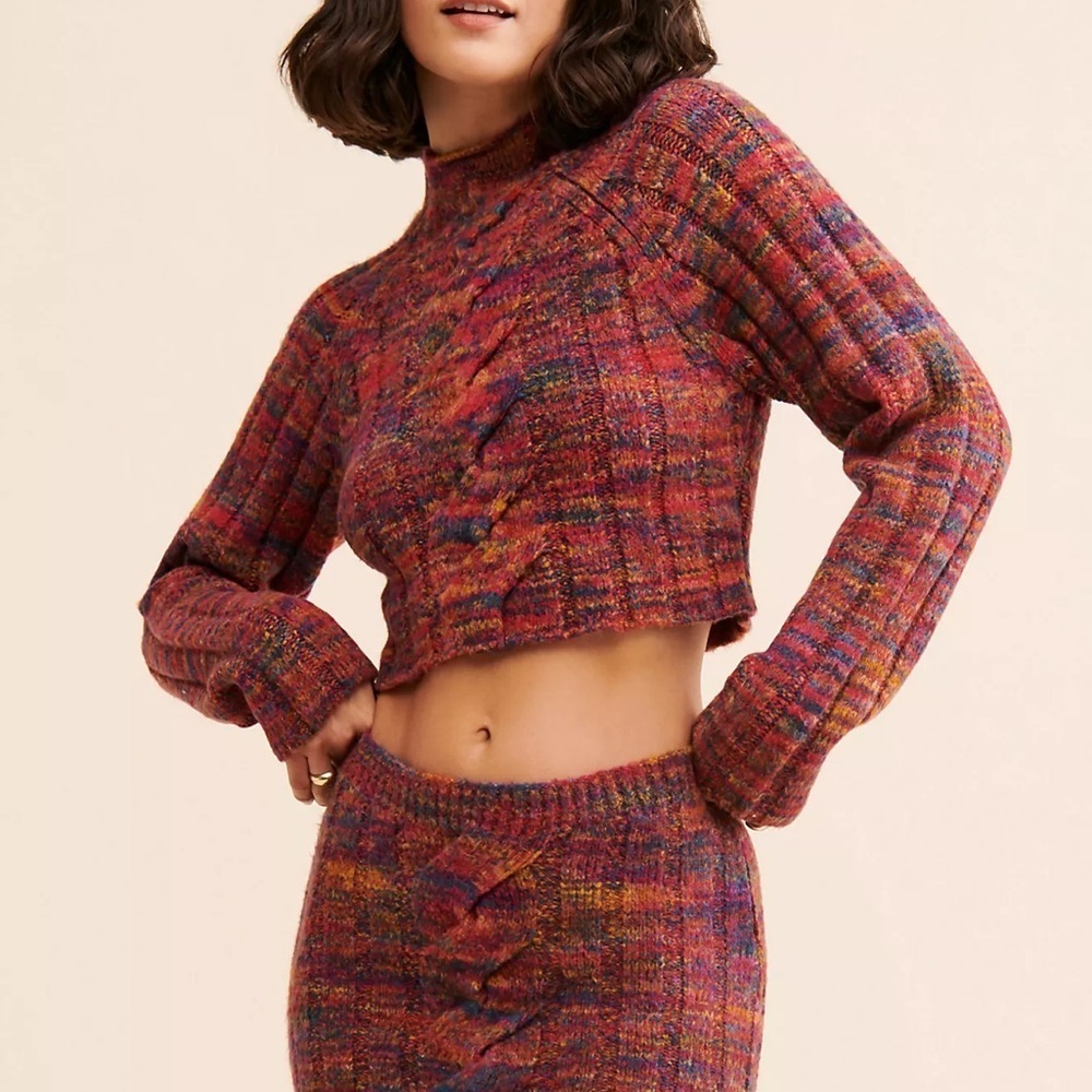 Love & Lemons Ruby Knit MockNeck Sweater Women’s Small NWOT - Picture 8 of 8